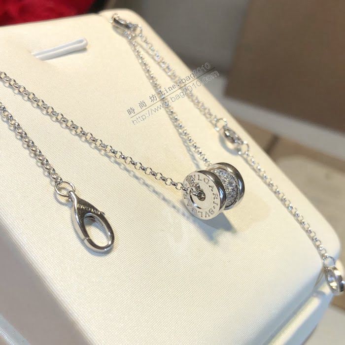 Bvlgari飾品 寶格麗小蠻腰滿鑽手鏈 進口925純銀  zgbq3327